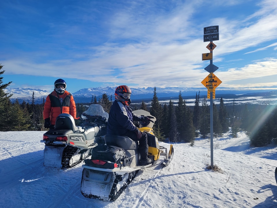Snowmobiling